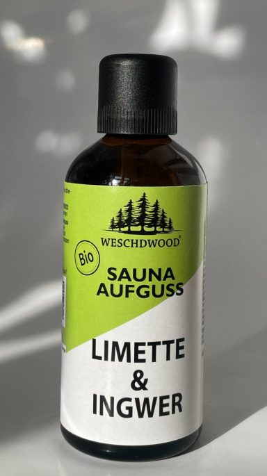 Weschdwood Saunaaufguss Saunaduft Limette & Ingwer